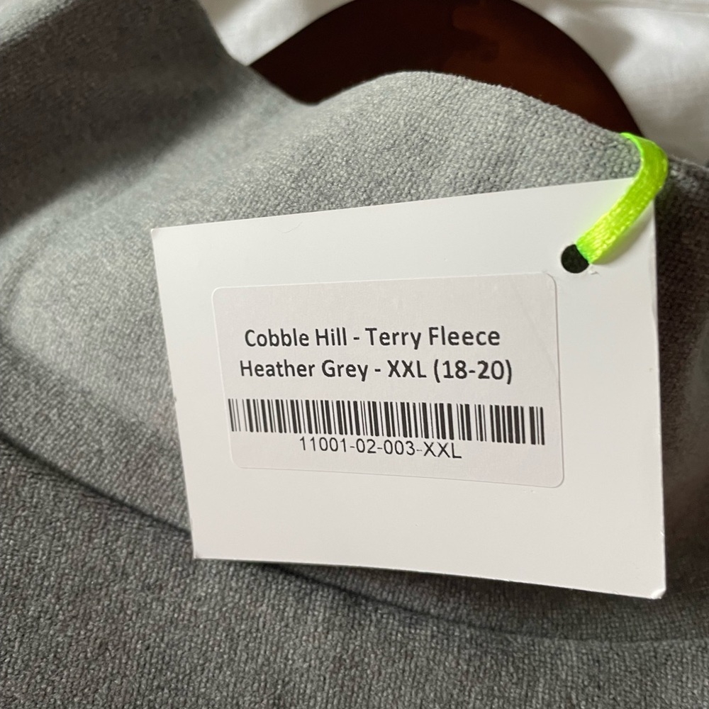 Dudley Stephens Cobble Hill Terry Fleece. XXL NEW